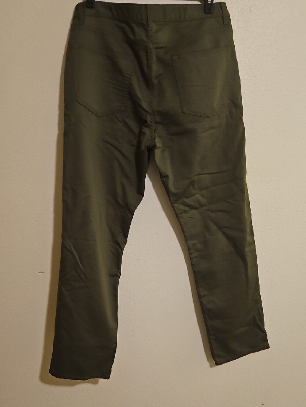 Quince NWT Comfort Stretch Traveler 5-Pocket Pants - Straight In Chive 35x32l - Picture 6 of 7